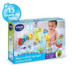 VTech Maxi-Coffret De Bain Multiactivite- Jouet De Bain