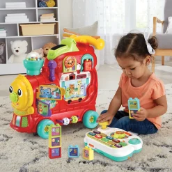 VTech Baby Maxiloco, Mon Trotti Train 7 En 1- Porteurs, Trotteurs