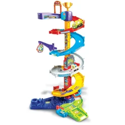 Tut Tut Bolides Mega Circuit Spirales 2 En 1 + Titouan, Fou Du Volant- Voitures Jouets Garages Et Circuits