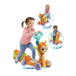 VTech Baby Merlin, Trotti Porteur 6 En 1- Porteurs, Trotteurs