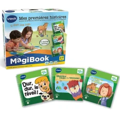 Magibook Mes Premieres Histoires (Pack 3 Livres)- Jeux Pour Apprendre À Lire, Compter, Écrire
