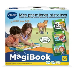 Magibook Mes Premieres Histoires (Pack 3 Livres)- Jeux Pour Apprendre À Lire, Compter, Écrire