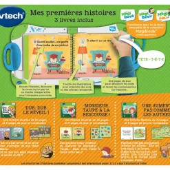 Magibook Mes Premieres Histoires (Pack 3 Livres)- Jeux Pour Apprendre À Lire, Compter, Écrire