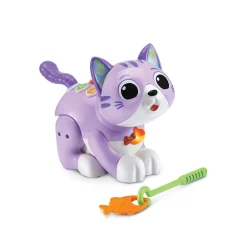 VTech Baby Mina, Mon Chat Attrap'Poisson - Chat Interactif- Animaux Interactifs