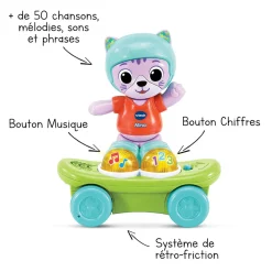 VTech Baby Mina, Mon Chat Rouli'Golo- Véhicules Et Jouets Roulants