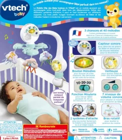 VTech Baby Mobilo Clip Des Baby Loulous- Veilleuses Et Mobiles Bébé