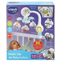 VTech Baby Mobilo Clip Des Baby Loulous- Veilleuses Et Mobiles Bébé