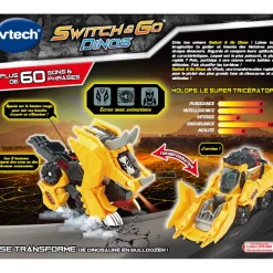 Switch & Go Dinos Molops Super Triceratops- Voitures Dinos
