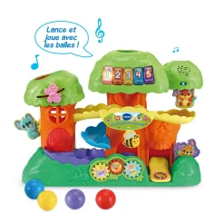 VTech Mon Arbre A Balles Interactif- Balles, Toupies Et Cubes
