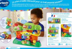 VTech Mon Arbre A Balles Interactif- Balles, Toupies Et Cubes