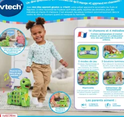 VTech Mon Dino Apprenti Glouton- Animaux Interactifs