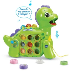 VTech Mon Dino Apprenti Glouton- Animaux Interactifs