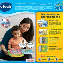 VTech Baby Mon Imagier Des Animaux Bilingue- Livres Pour Bébé