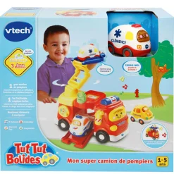 Tut Tut Bolides Mon Jouet Camion De Pompier - - Voitures Jouets Garages Et Circuits