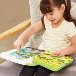 VTech Mon Livre D'activités Interactif - J'Ecris, Je Joue Et J'Apprends- Jeux Pour Apprendre À Lire, Compter, Écrire