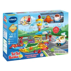 Tut Tut Bolides Mon Premier Aeroport Super Decollage + Eliott Super Pilote- Voitures Jouets Garages Et Circuits