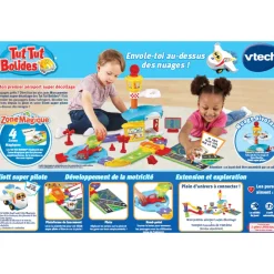 Tut Tut Bolides Mon Premier Aeroport Super Decollage + Eliott Super Pilote- Voitures Jouets Garages Et Circuits