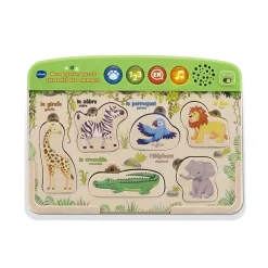 VTech Mon Premier Puzzle Interactif Des Animaux- Jouets À Empiler, À Encastrer