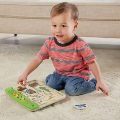 VTech Mon Premier Puzzle Interactif Des Animaux- Jouets À Empiler, À Encastrer