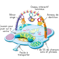 VTech Baby Mon Tapis Musical Elephanteau - Baby Loulous- Tapis D'éveil Et Arches