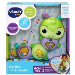 VTech Baby Myrtille Twist Chenille - Jouet D'éveil- Hochets Et Petits Jouets
