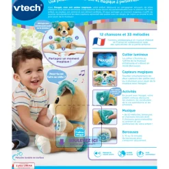 VTech Nougat, Mon Ami Pattes Magiques- Animaux Interactifs