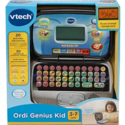 VTech Ordi Genius Kid - Noir- Ordinateurs, Tablettes Et Consoles