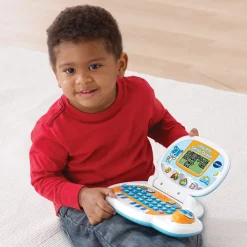 VTech Ordi P'Tit Genius Ourson Bleu - Ordinateur Educatif- Ordinateurs, Tablettes Et Consoles