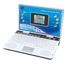 VTech Ordinateur Enfant Genius Xl Color Pro Bilingue Silver- Ordinateurs Pour Enfants