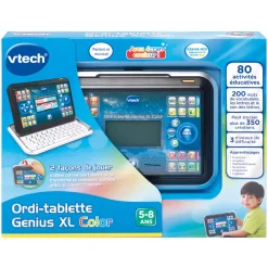 VTech Ordi-Tablette Genius Xl Color - Noir- Ordinateurs, Tablettes Et Consoles