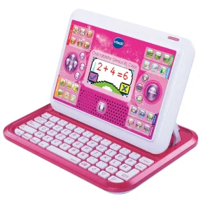 VTech Ordi-Tablette Genius Xl Color - Rose- Ordinateurs Pour Enfants