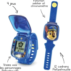 VTech Pat Patrouille - La Montre-Jeu Interactive De Chase- Montres Pour Enfants
