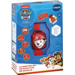 VTech Pat Patrouille - La Montre-Jeu Interactive De Marcus- Montres Pour Enfants
