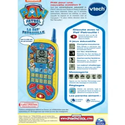 VTech Pat Patrouille - Le Smartphone Educatif- Pat'Patrouille, Peppa Pig, Bluey