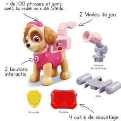 VTech Pat Patrouille - Stella Interactive : Mission Sauvetage- Pat'Patrouille, Peppa Pig, Bluey