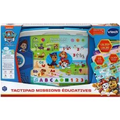 VTech Pat Patrouille - Tactipad Missions Educatives- Pat'Patrouille, Peppa Pig, Bluey
