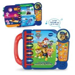 VTech Pat'Patrouille - Mon Livre-Jeu Mission Alphabet- Pat'Patrouille, Peppa Pig, Bluey