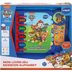 VTech Pat'Patrouille - Mon Livre-Jeu Mission Alphabet- Pat'Patrouille, Peppa Pig, Bluey
