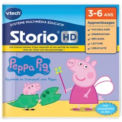 Storio Peppa Pig - Cartouche De Jeu - Jeux Pour Tablette Enfant