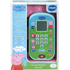 VTech Peppa Pig - Le Smartphone Educatif- Pat'Patrouille, Peppa Pig, Bluey