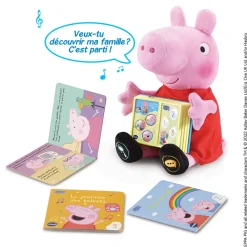 VTech Peppa Pig - Les Petites Histoires De Peppa- Peluches Et Compagnons Interactifs