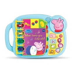 VTech Peppa Pig - Mon Livre-Jeu Educatif- Pat'Patrouille, Peppa Pig, Bluey