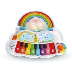 VTech Baby Piano Arc En Ciel Lumi Magique - Piano Pour Bébé- Instruments De Musique
