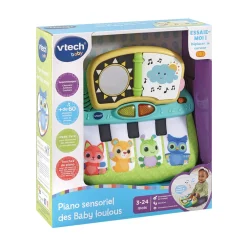 VTech Baby Piano Sensoriel Des Baby Loulous - Jouet Interactif- Instruments De Musique