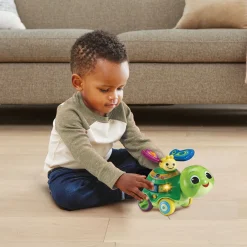 VTech Baby Pousse-Pousse Tortue- Véhicules Et Jouets Roulants