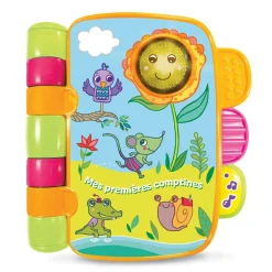 VTech Baby P'Tit Livre Enchante - Mes Premieres Comptines- Livres Pour Bébé