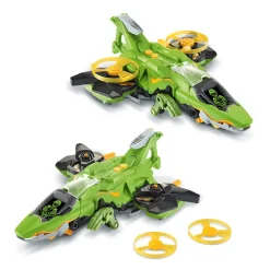 Switch & Go Dinos Pulsor, Le Super Therizinosaure - Fire - Véhicules Interactifs- Voitures Dinos