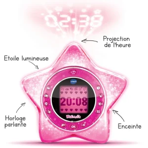 Kidi Reveil Enfant magic Starlight Rose- Réveils Enfant
