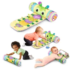 VTech Baby Rouleau D'éveil Musical 3 En 1 - Baby Loulous- Tapis D'éveil Et Arches