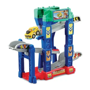 Tut Tut Bolides Serie Pro - Multi Cascades Jump & Go 4 En 1- Voitures Jouets Garages Et Circuits